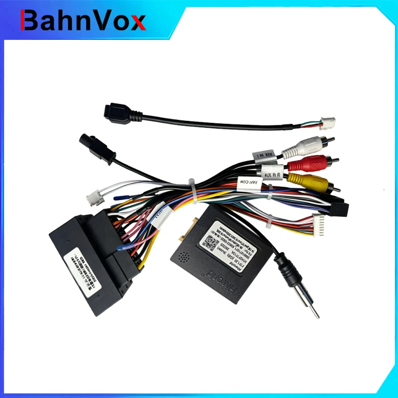 Bahnvox 16 pin Car Wiring Harness Adapter Canbus Box For Citroen Jumper Peugeot Boxer 2011-2022 Radio Power Cable