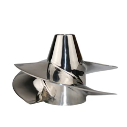 Boatman 155MM Jet Ski Impeller OEM:6AE-R1321-00-00 Compatibility models:Fit Yamaha VX700 ,Jet-Ski Propeller 3- Blades Polished