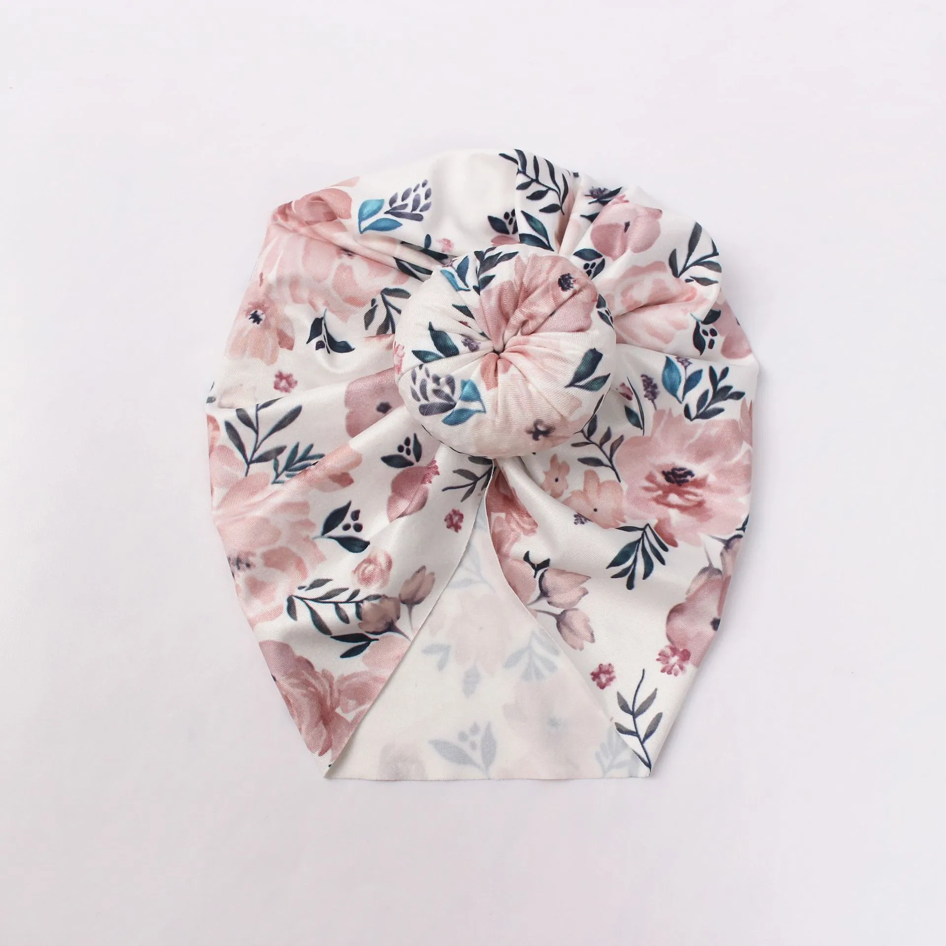 Print Baby Hat Big Bowknot Baby Girl Hat Turban Spring Head Wraps Baby Kids Bonnet Beanie Newborn Headband 0-2 Years