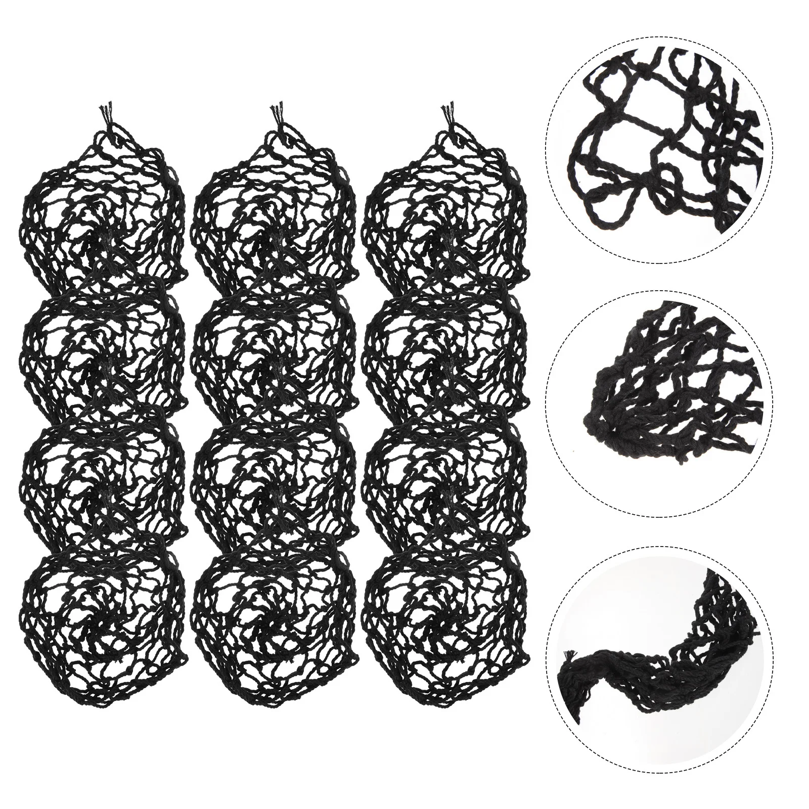 

12Pcs Billiard Storage Basket Bottom Impassable Design Holds Holed Balls Perfect for Pool Table Net Pocket Replacement