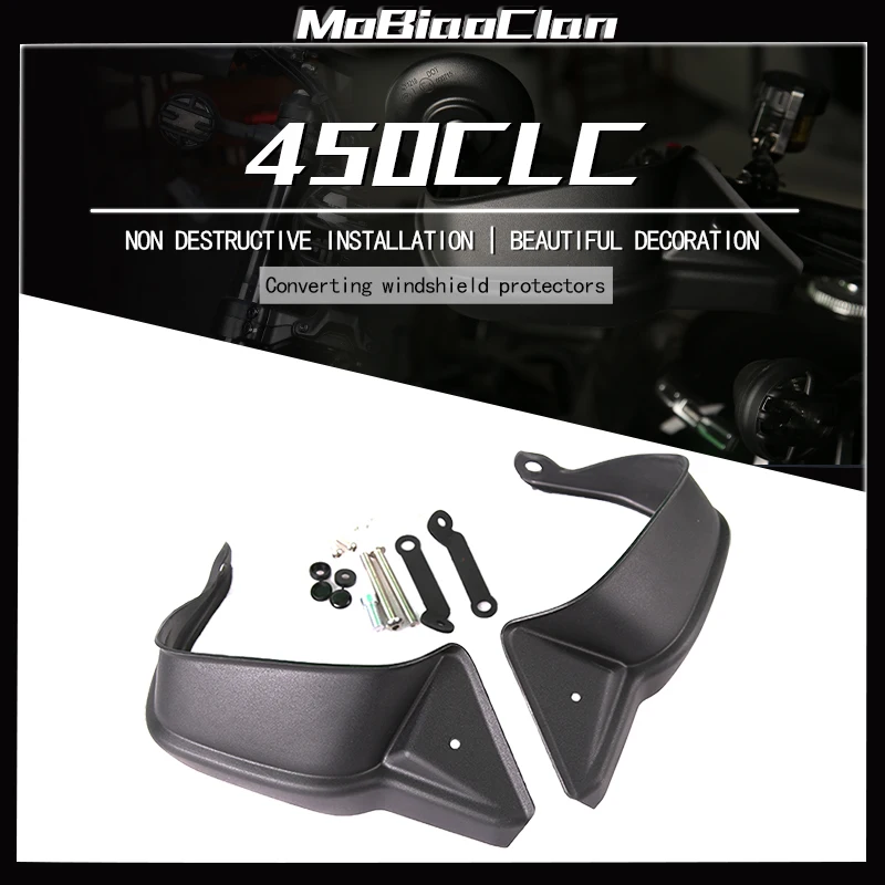 For CFMOTO 450CLC 450CL-C 450clc Motorcycle Handguards Shield Guards Windshield Hand Wind Protection Accessories ﻿