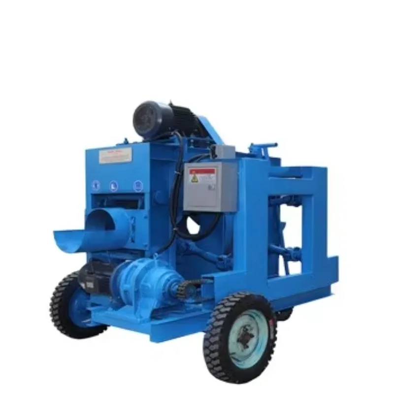 Portable PTO Driven Log Debarker Machine Tractor Mounted Wood Bark Peeling Equipment