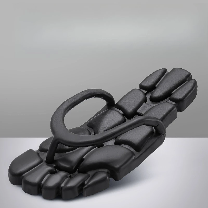 

Men Slippers Summer EVA Flip Flops Lightweight Couple Beach Shoe Portable Travel Slippers Non Slip Solid Color Outdoor Men Shoes