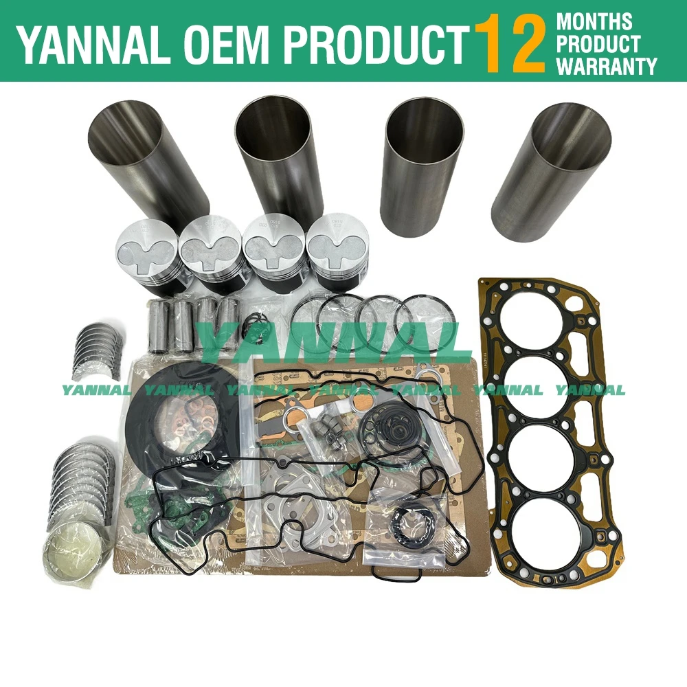 Engine Overhaul Repair Kit N844-C For Shibaura N844-D N844L ST450 T1530 Tractor