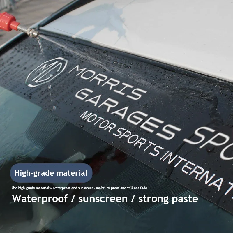 

Waterproof Car Windshield Decorative Decal Sticker For MG ZS MG4 EV Cyberster HS ES5 ONE MG5 MG6 MG7 Accessories