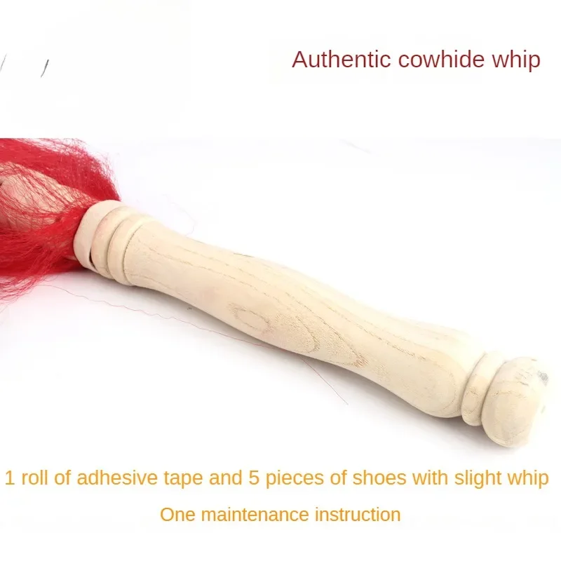 Pure Handmade Cowhide Whip Loud Fitness Whip Outdoor Sheep Walking and Herding Whip Various Specifications