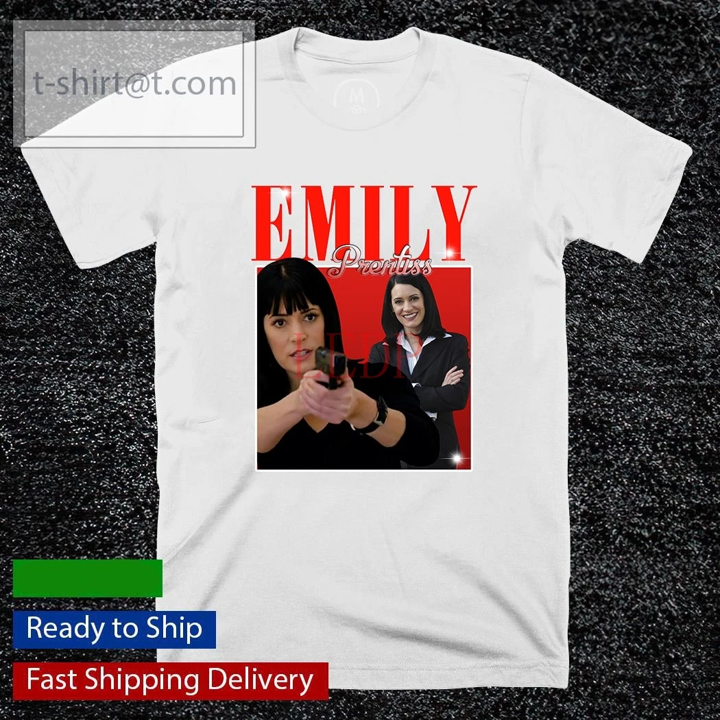 Emily Prentiss Criminal Minds Shirt Paget Brewster Hypebeast vintage 90s Rap T Shirt