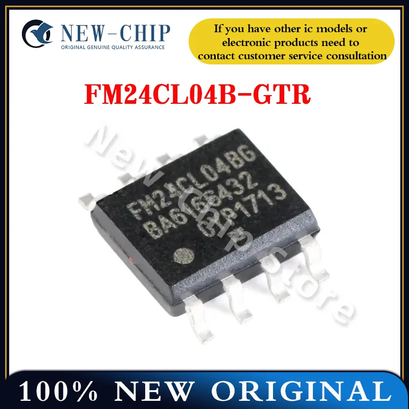 

2PCS-50PCS/LOT FM24CL04B-GTR Screen printing FM24CL04B 4Kbit I2C interface FRAM ferroelectric memory chip New original