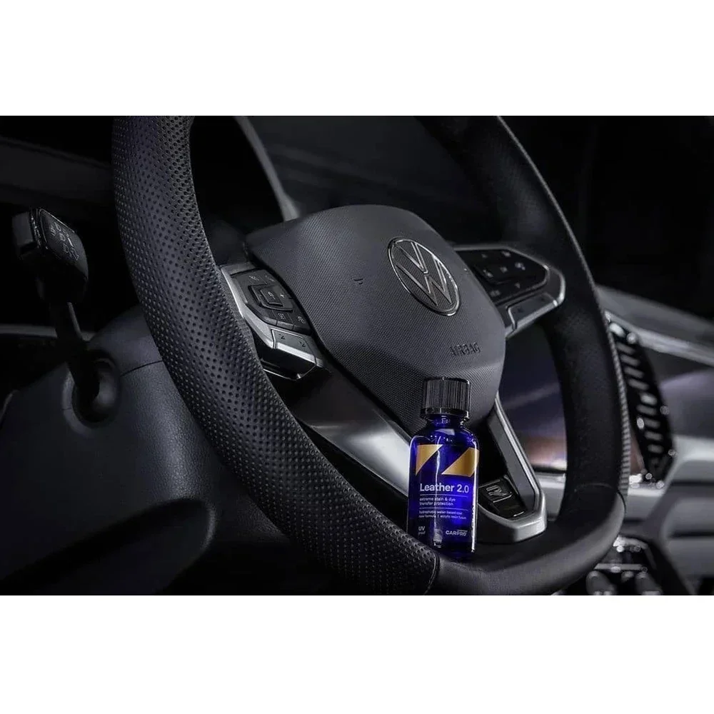 CARPRO CQUARTZ Leather 2.0 - 30Ml Kit - Hydrophobic & Oil Phobic, Resistance to UV, Denim Dye Coloring, Abrasion and Stains