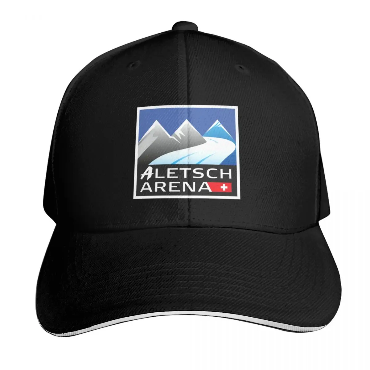 Aletsch Arena Swiss Ski resort Riederalp ?Bettmeralp ?Fiesch Eggishorn Baseball Cap Men Women Casual Summer Sport Sun Cap