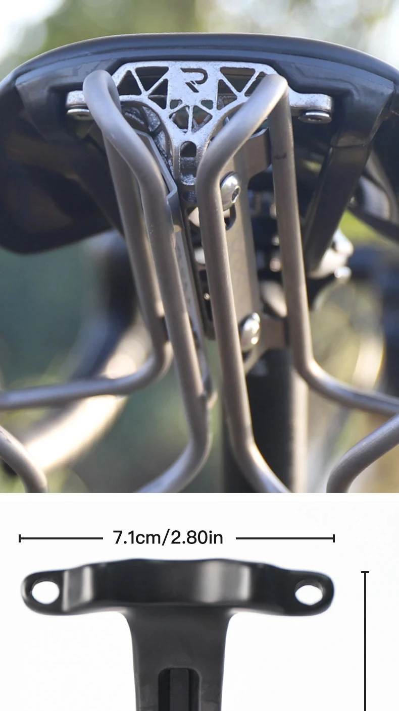 Rrskit Fahrradsitzkissen, Wasserflaschenhalterung mit Schraube aus Kohlefaser für Specialized SWAT Saddle System Fahrradflaschenhalter – Detail 7