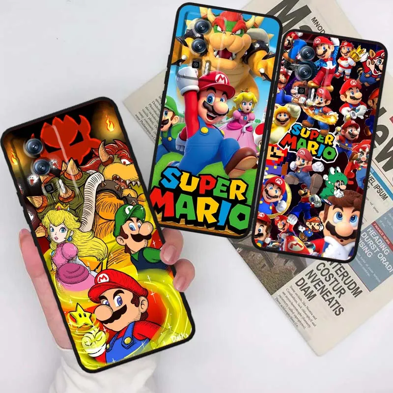 

M-Marios Art Anime Phone Case For Xiaomi Redmi 12 13C 12C 13 10C 9T A2 9A 9C 7A Note 10S 8T 10 9 8 Pro 4G 5G Black