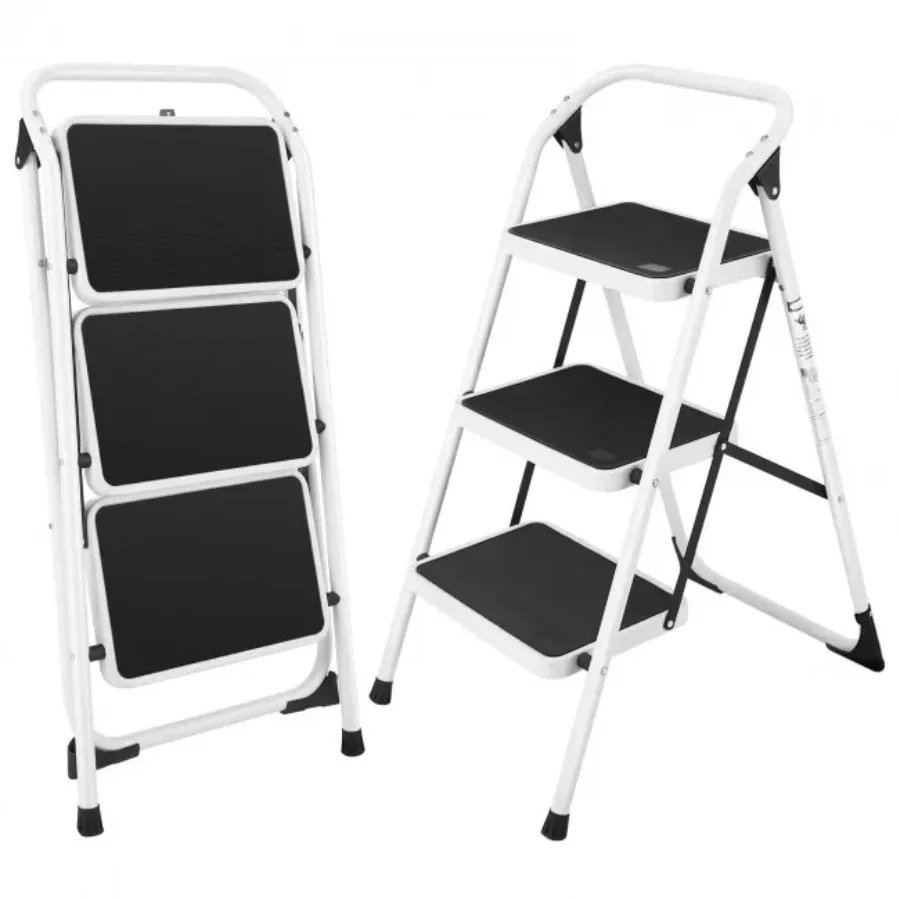 

HD 3 Step Ladder Platform Lightweight Folding Stool