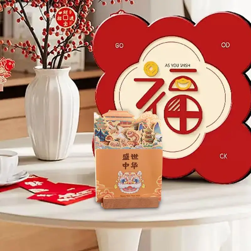 ปฏิทินแผ่นรองโต๊ะ 2025 ปฏิทินตั้งโต๊ะตกแต่งพร้อมฐานไม้ปฏิทินตกแต่งเดสก์ท็อปรายเดือนขนาดกะทัดรัดสําหรับบ้าน