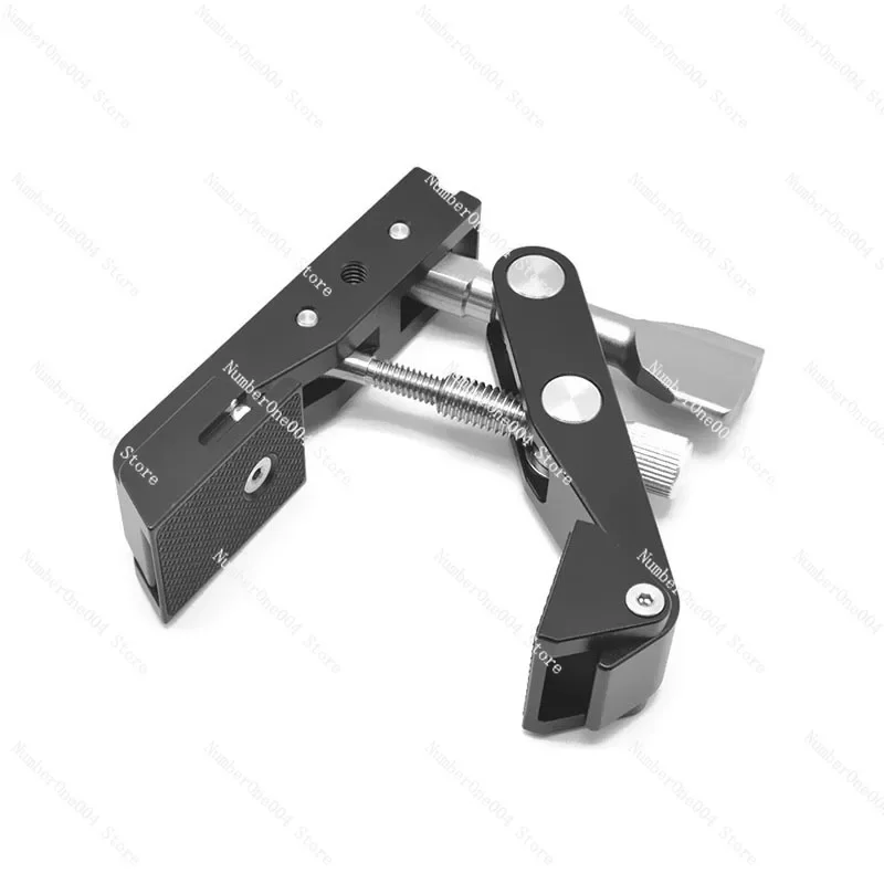 Suitable for Crab Claw Photography Bracket Multifunctional Aluminum Alloy Photography SLR Camera Gimbal Strong Fixing Clip