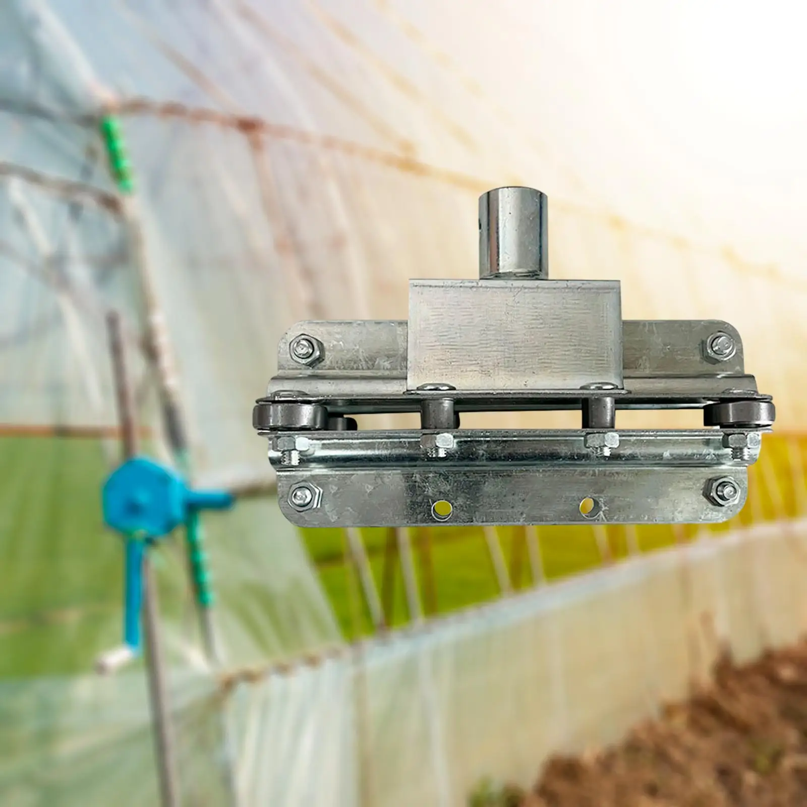 Greenhouse Roll up Motor Climber Greenhouse Side Ventilation for Vegetables