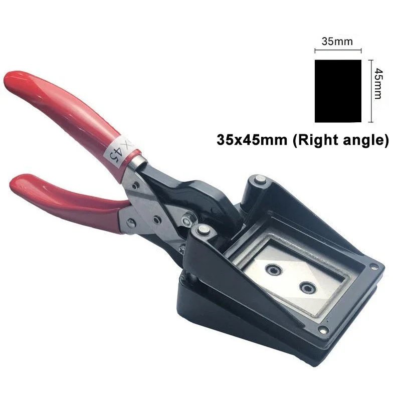 Quick Cropping Tool Precision Cut Picture Cutter Picture Trimmer35X45mm Handheld Right Angle Photo Pliers Passport Photo Cutter