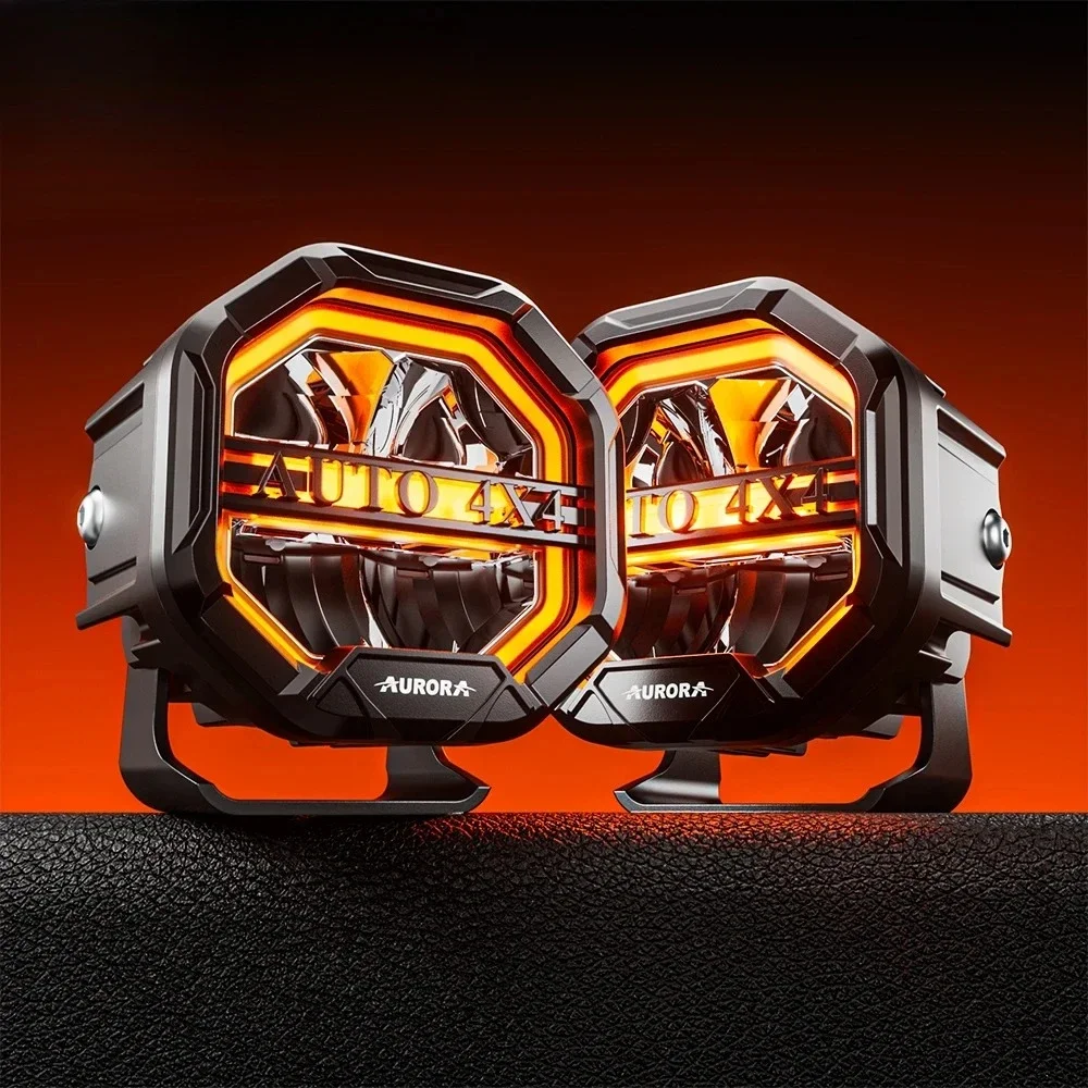 Arctic light spotlight off-road vehicle modification front bumper fog light roof strip kidney light A-pillar spotlight