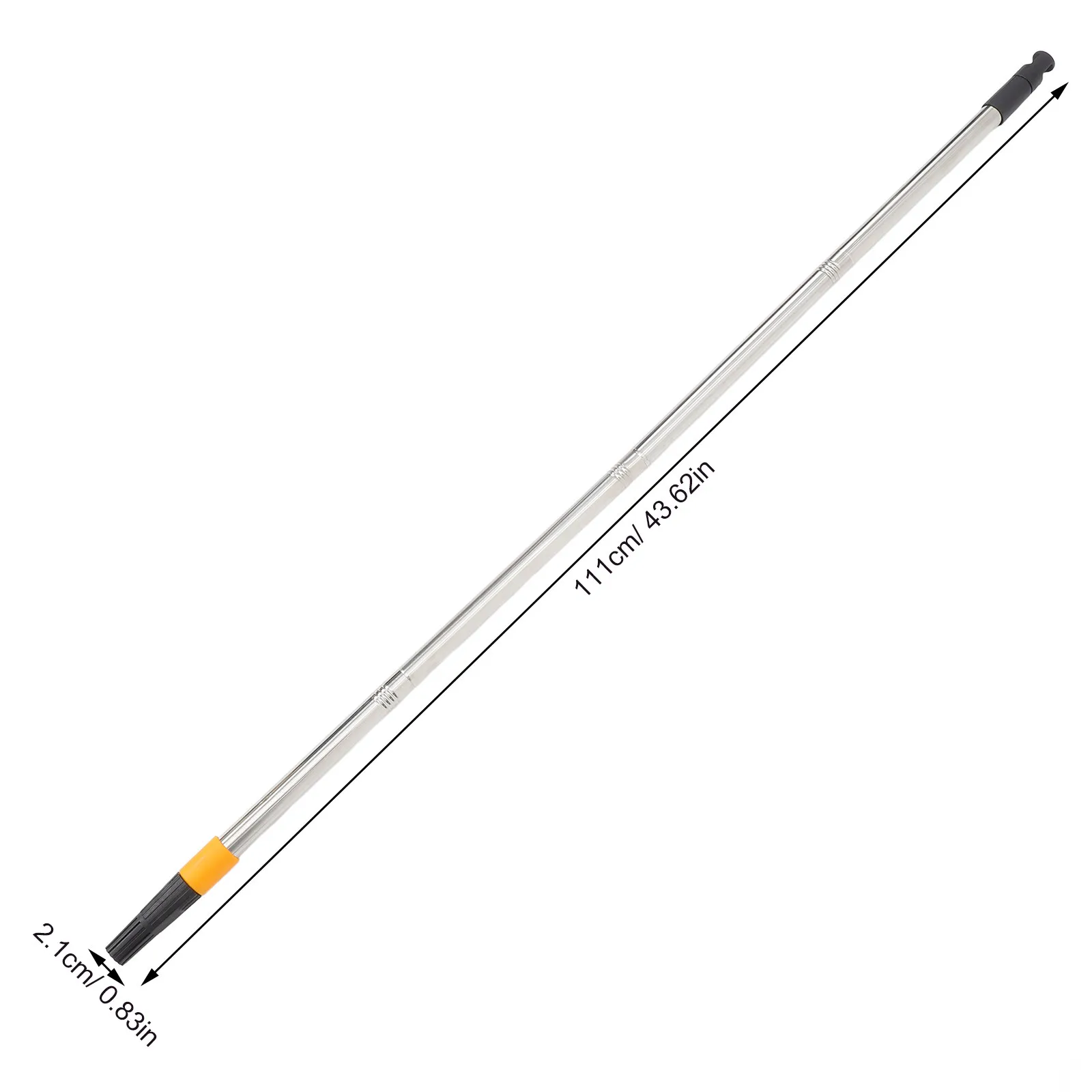 Telescoping Paint Roller Extension Pole Stainless Steel Adjustable Length for High Walls Ceilings Smooth Coverage Extendable