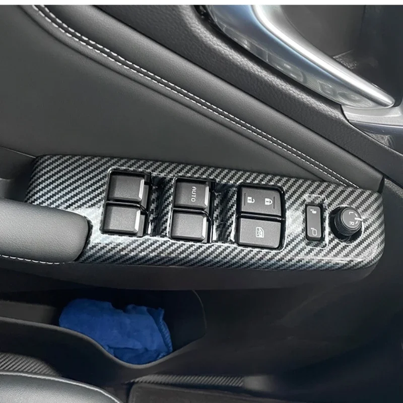 

Abaiwai для Isuzu D-max D Max Dmax 2021 2022 2023 2024, внутренняя часть ABS, дверной подлокотник, оконное стекло, кнопка подъема, переключатель, отделка, автомобильные детали