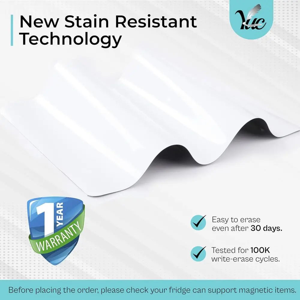 21x29 Inch Large Dry Erase Whiteboard for Refrigerator Use