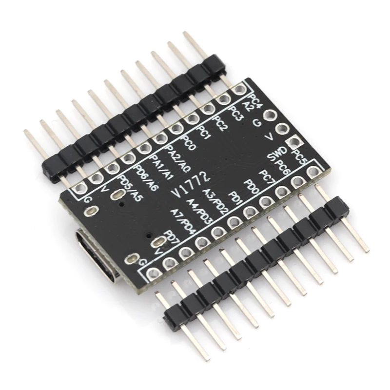 1-10PCS CH32V003 Development Board Minimum System Board Core Board RISC-V CH32V003F4P6 Microcontroller Module