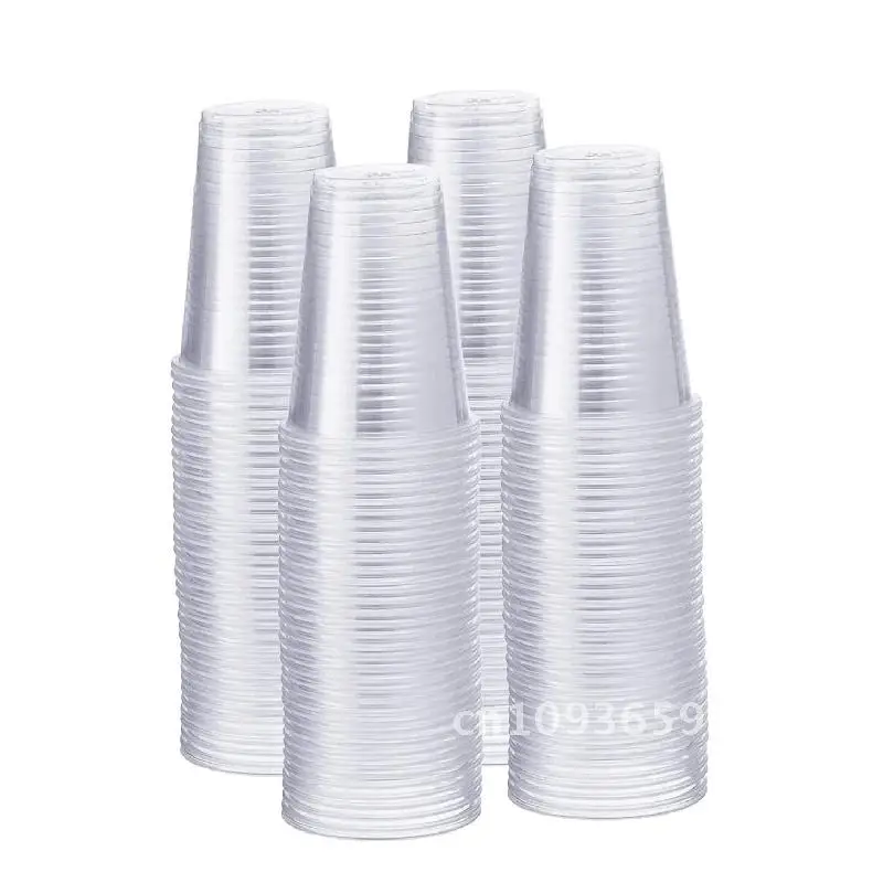 

100 pcs New Disposable clear plastic outdoor cup 250ml picnic Kitchen Party Birthday Tableware Tasting