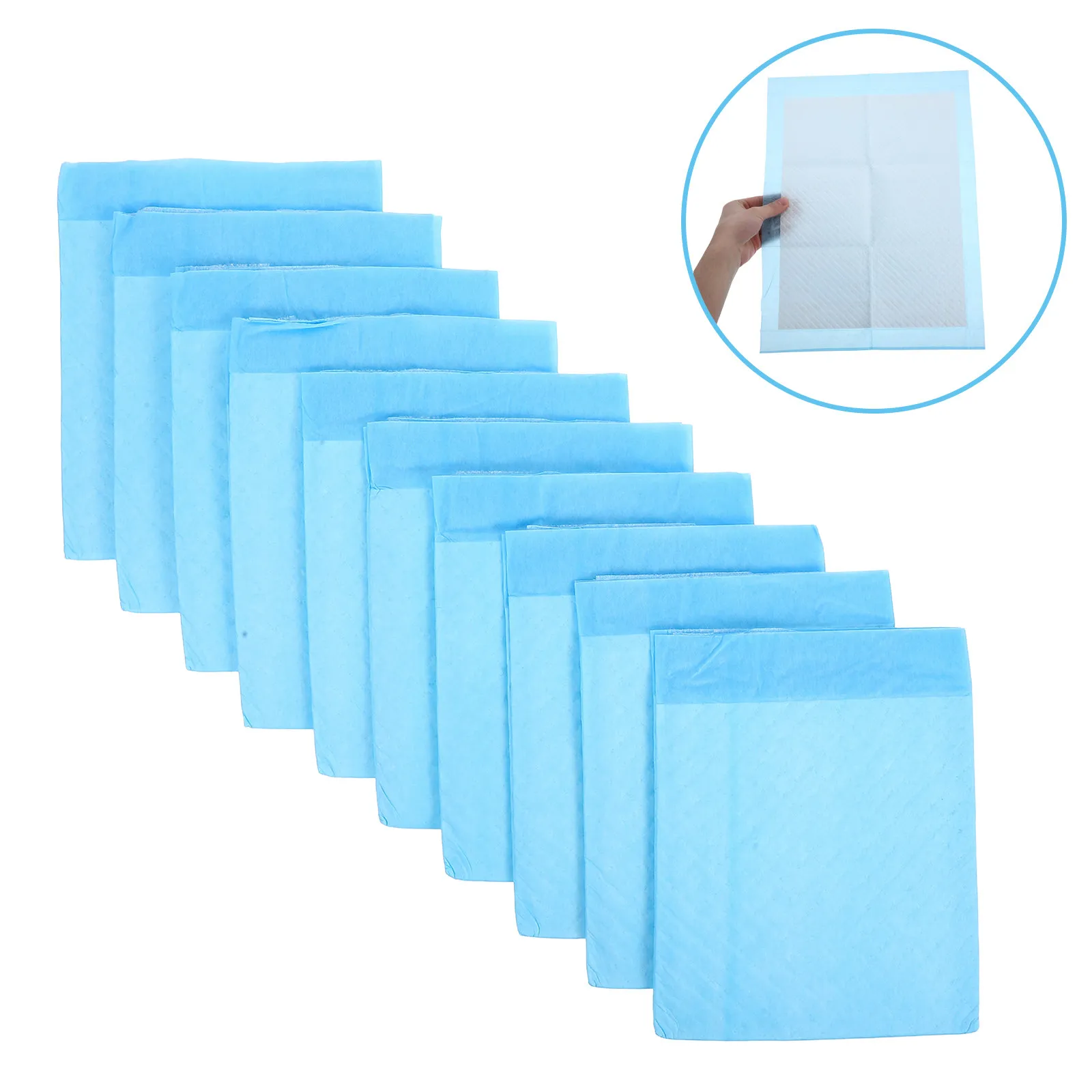 10Pcs Absorbent Bird Cage Liners Disposable Cage Bottom Tray Pad Paper for Parakeet Budgie Canary Water-Absorbing Fecal