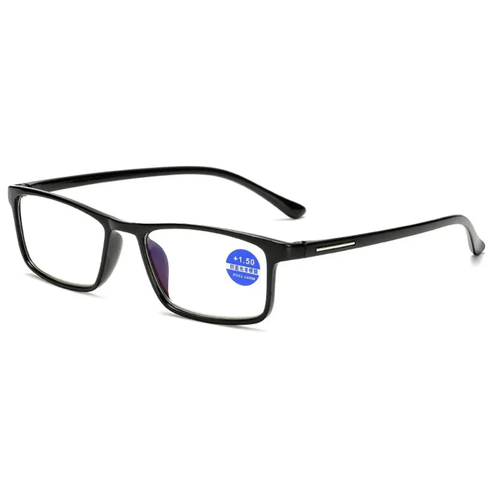 

Fashion Portable Classic Black Anti-Blue Light Eyeglasses Reading Glasses Ultra Light Frame Eye Protection