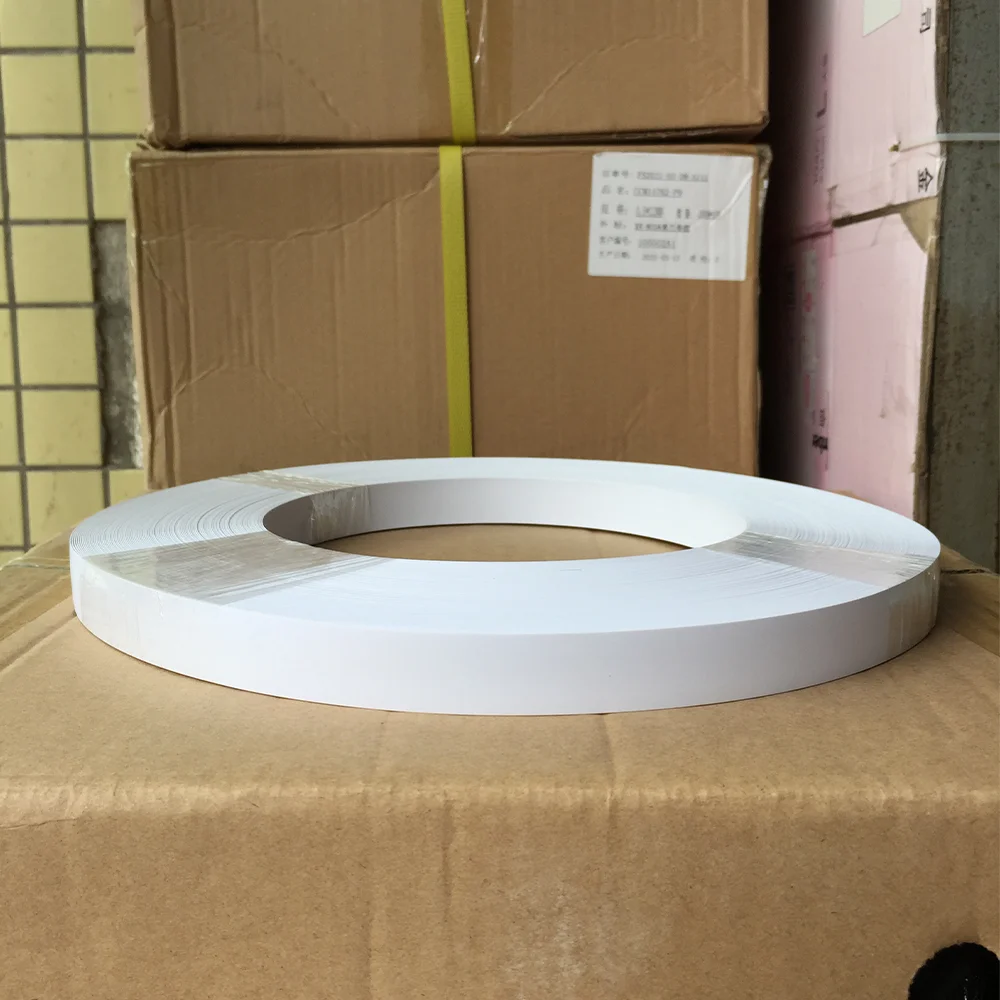 

Machine Specific PVC Edge Banding Edgeband 100M x 20MM x 0.8MM For Furniture Kitchen Wardrobe Table Desk Board Custom