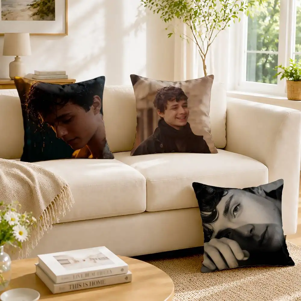 L-Lucas Jade Zumann Gilbert Blythe Customizable Square Cushion Cover Double Sided Print Pillow Case