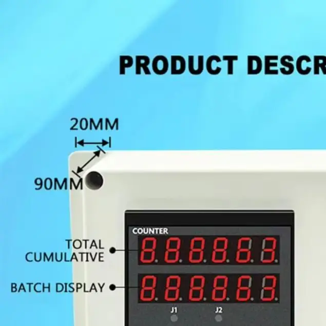Roller Meter Counter 12V/24V/220V Electronic Digital Display Automatic Marker Length Measurement Test Equipment SCN-P62