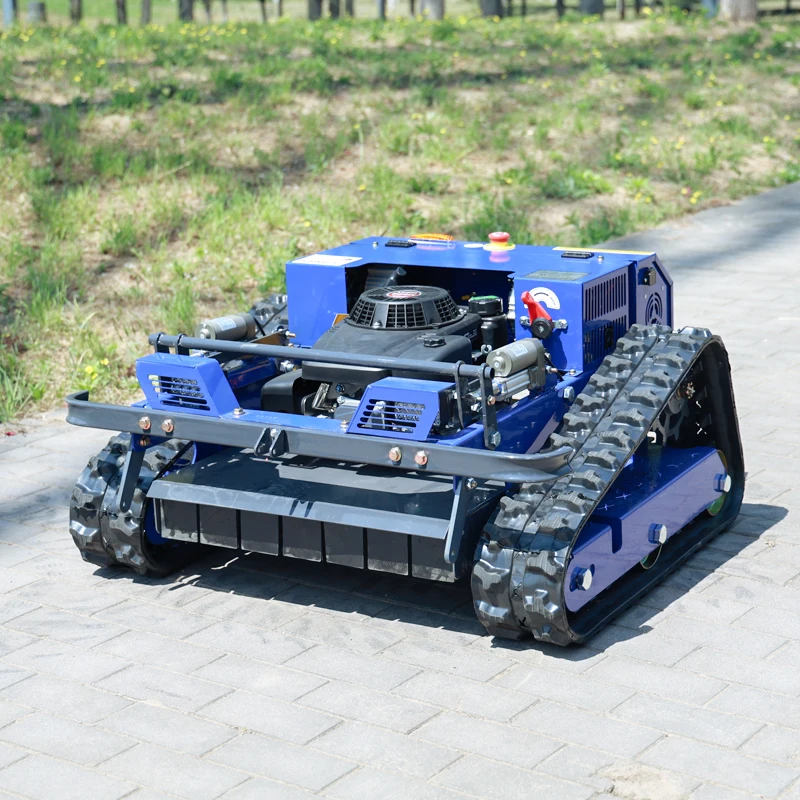 Customized tracked lawn mower snow‑shovel attachment available, multi‑purpose machine for rural farmland comprehensive work view 6