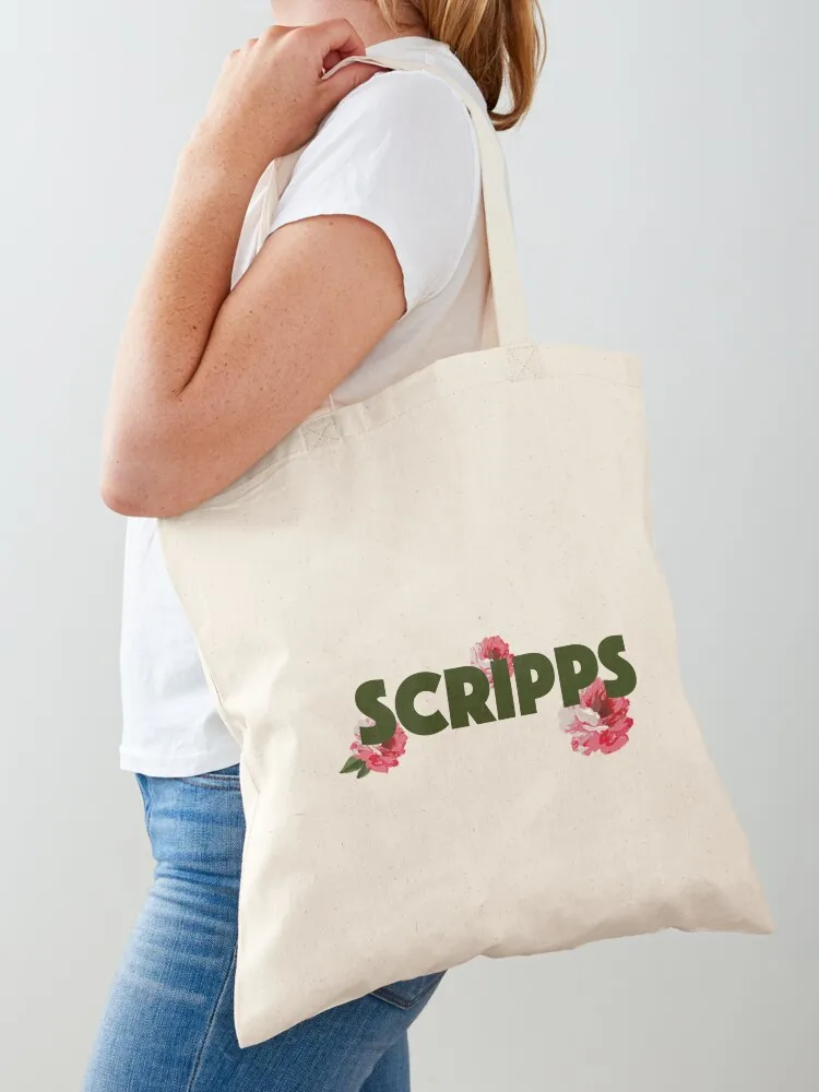 

Scripps College Rose underlay Tote Bag shopper bags for women Handbags women cute tote bag canvas bags