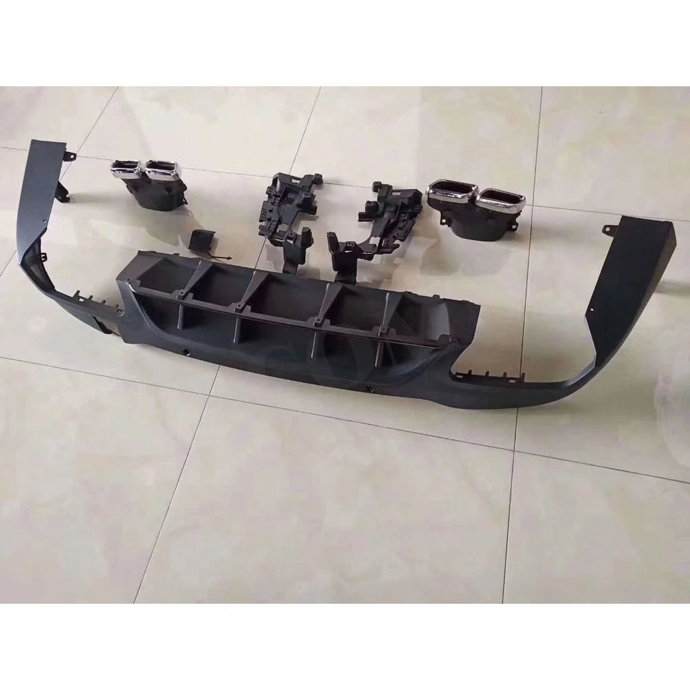 VACOMUL PP Rear Diffuser with Exhaust Tips for Mercedes Benz GLC X253 Sport GLC 300 GLC250 GLC43 2017-2019 Car Styling - Image 4