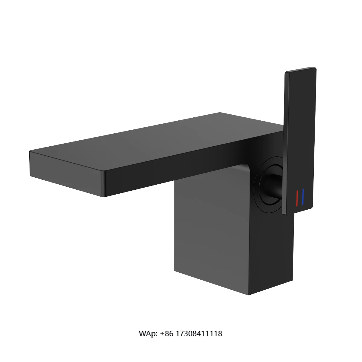 

Modern hot and cold water mixer black brushed gold basin faucet for bathroom and living room