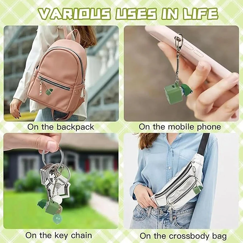 كروكينج الضفدع تململ قلادة المفاتيح مع أضواء ملونة قابلة للشحن الإجهاد المخلص القلق الحسية مضحك زر الصوت سحر #5