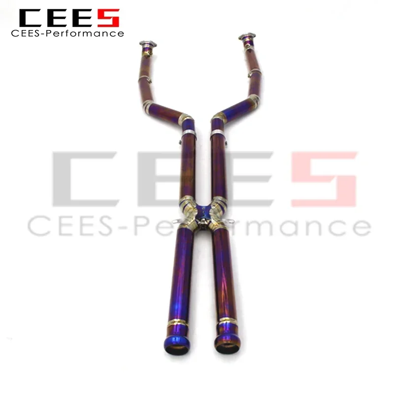 🏅CEES Performance Titanium Equal length Mid pipe For BMW M3 E90/E92/E93 4.0L 2007-2013  Exhaust Pipe Car Exhaust System