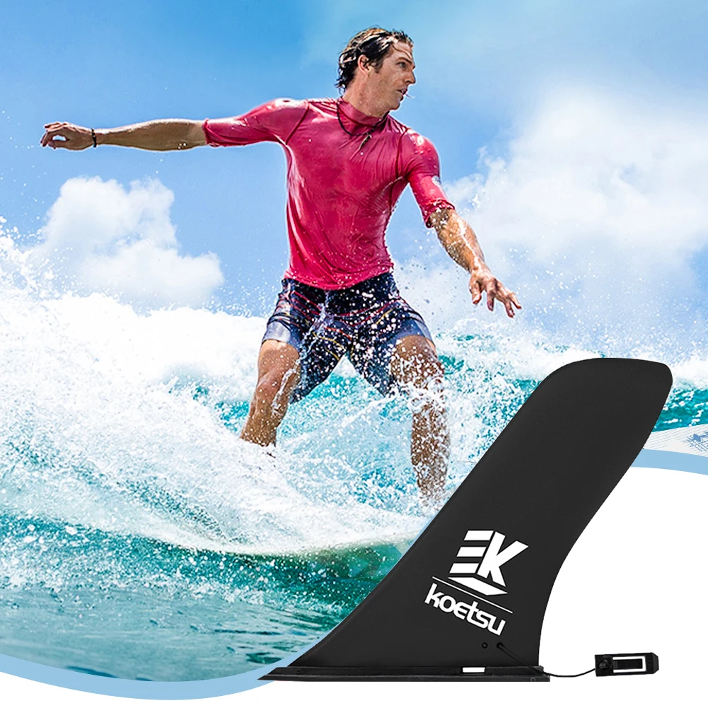 Surfboard Fin Quick Release Paddle Board Fin Detachable Longboard Fin Protective Stand Up Board Fin for Long Board Surfboard