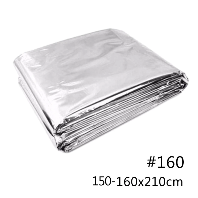 Foil Survival Blanket Emergency Foil Thermal Blankets for Outdoors, Camping, Hiking, Homeless, Survival or First-Aid