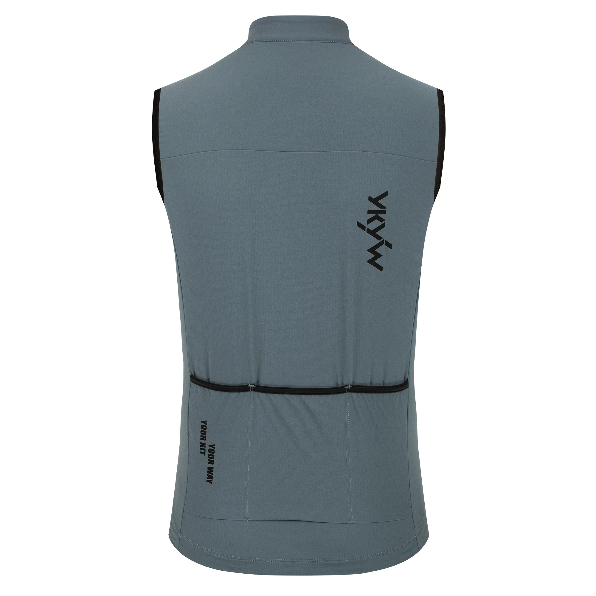 YKYWBIKE Herren Radsport Gel-Isolierte Thermofleece Fahrrad-Windjacke Ärmellose Fahrradweste Winddicht Wasserdicht für Radfahren – Detail 23