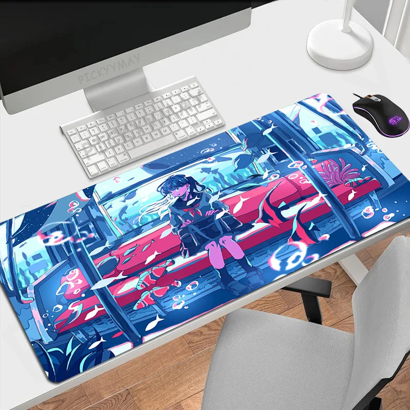 Pixel Design Large Mousepad Gamer Mousepads Keyboard Mat Desk Rug Waterproof Pc HD Desk Mats Company Mouse Pad For Gift