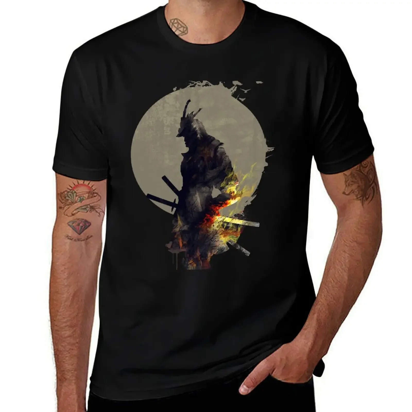 

Blazing Samurai T-Shirt Blouse animal prinfor boys mens designer t shirt