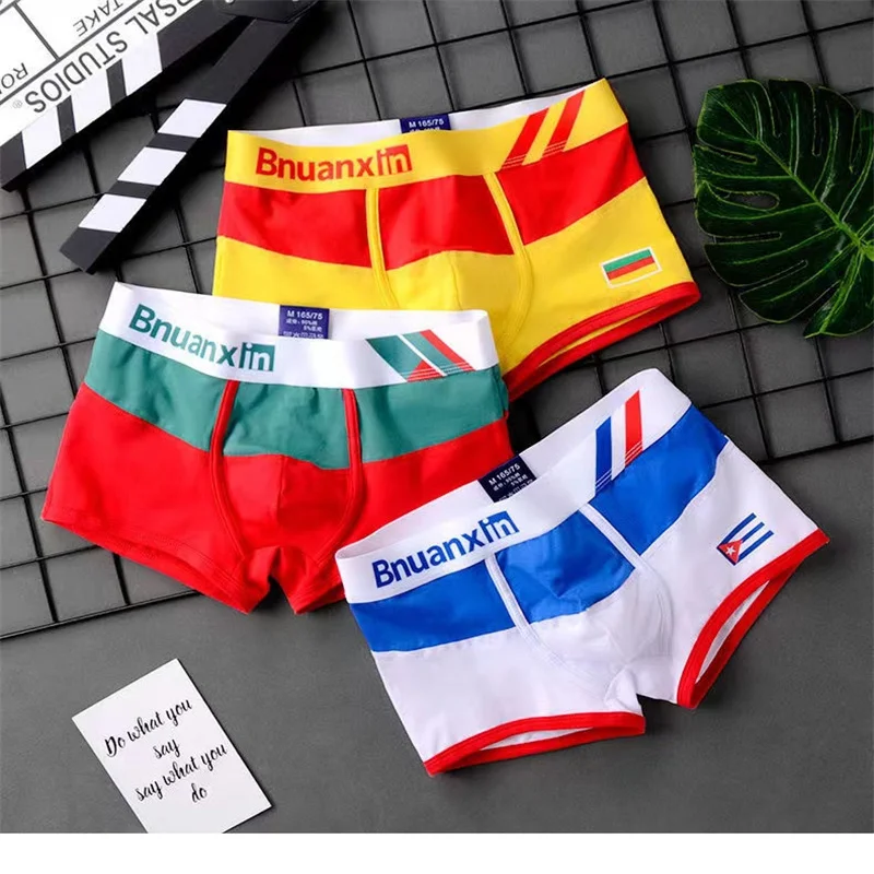 Men\'s Boxers Men\'s Panties Set Cotton Sexys Underwear Man Briefs Soft Man Underpants Breathable Men\'s Shorts Free Shipping