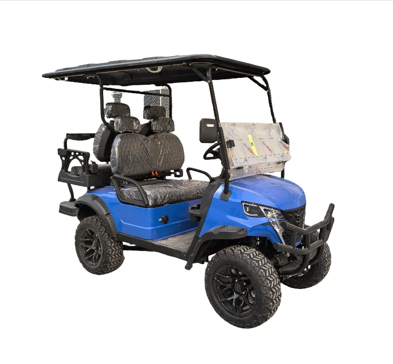 Eco-Friendly Electric Golf Cart Energy Saving Utility Vehicle for Resort Community Golf Course Transportation