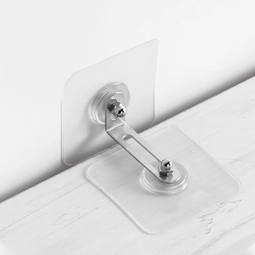 

Комплект из 4 клейких анкеров для защиты мебели от опрокидывания, регулируемое расстояние, для книжных шкафов и комодов