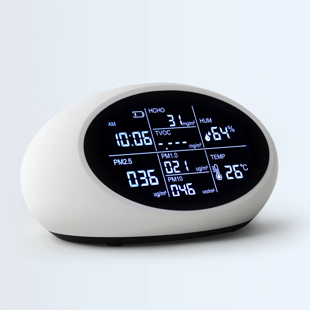 Multi functions Portable Air Quality Monitors For Household PM LCD Air Monitors