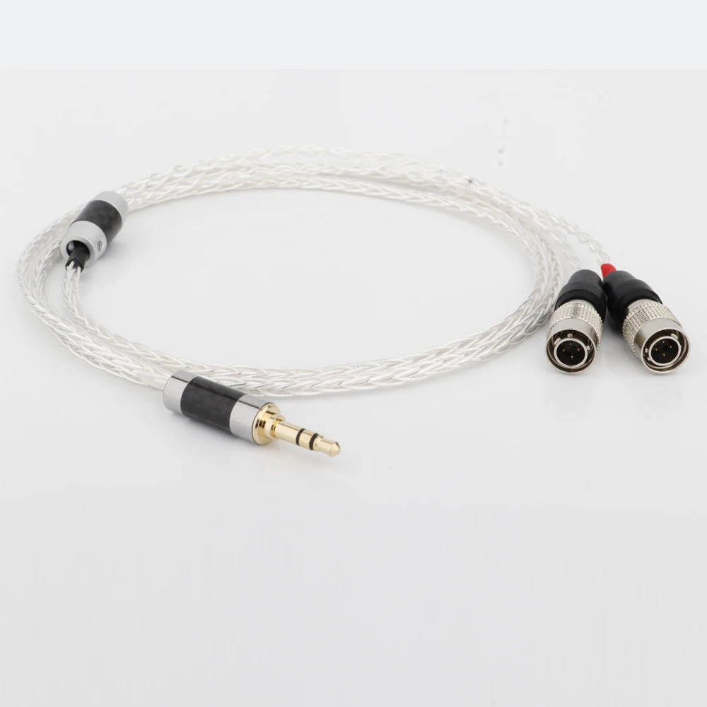 8-adriges OCC versilbertes Kopfhörerkabel ersetzt Upgrade-Kabel für MrSpeakers Mr Speakers Ether Alpha Dog Prime Haldane-Kabel – Detail 6