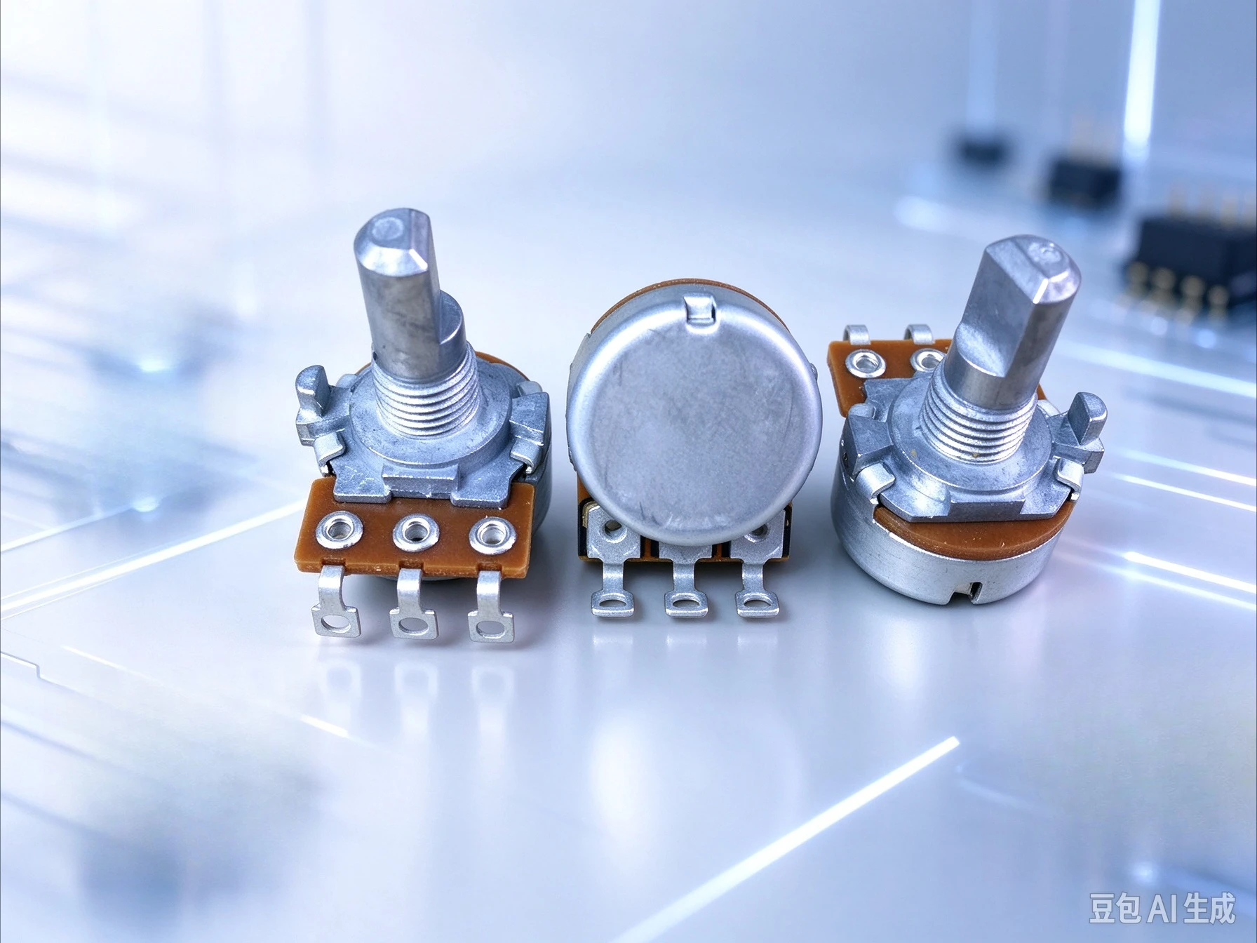 10pcs  Premium ALPS RK1631110TVL Potentiometer for Single Unit B10K,Through-hole Pin,15.5mm Shaft Length
