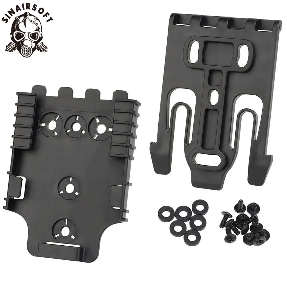 Tactical Quick Release Buckle Set For Hunting Paintball Shooting Pistol Quick Pull Holster Adapter Base Accessories